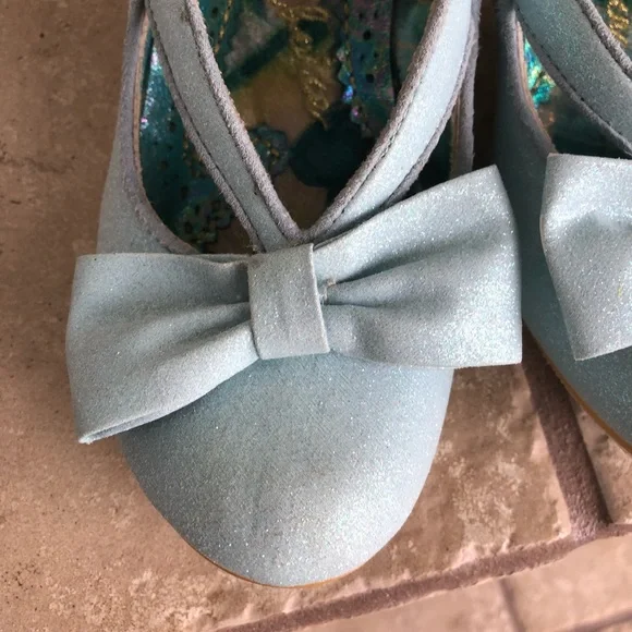 Irregular Choice Light Blue Bow Heels - Picture 2 of 8